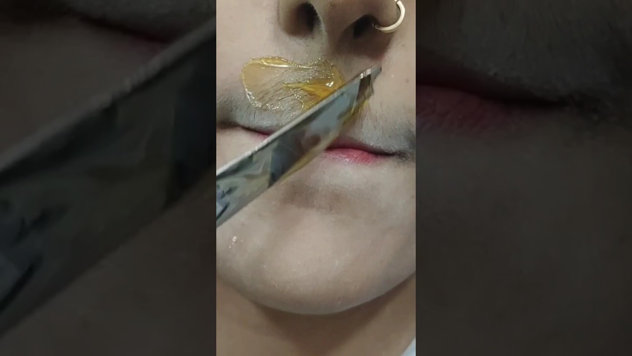 upper lips wax/👄👄 face wax/#shot #shortsfeed #youtube #viral #2023 @official Naina makeover vlog @
