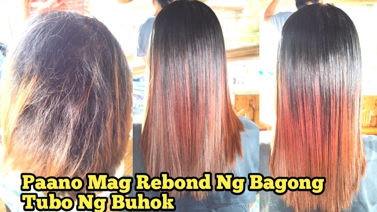 New Hair Growth How To Rebond| Rebonding Tutorial