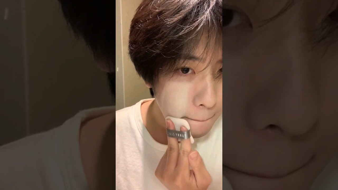 male/boy makeup routine #boymakeup #douyin