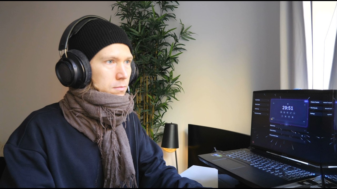 Study / Work with me LIVE Pomodoro - No music, Mechanical Keyboard - Stockholm