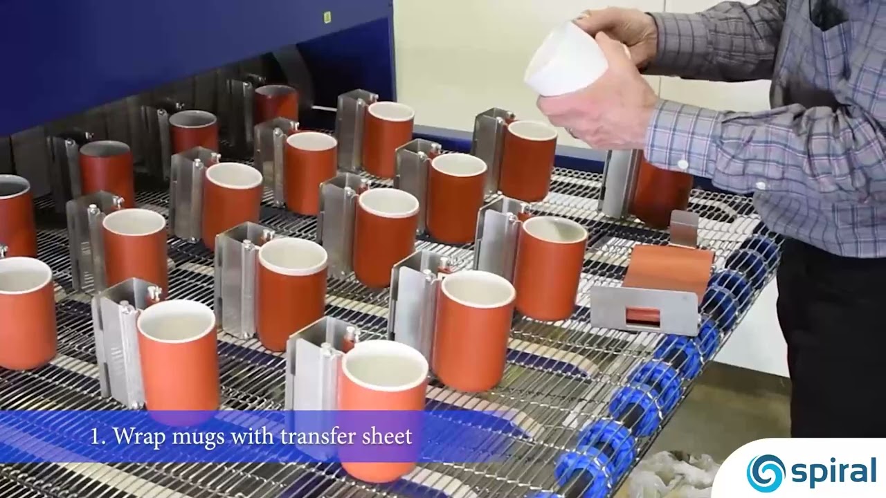 Dimensional Sublimation Conveyor Oven & Mug Wrap Demo