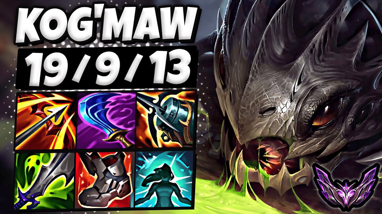 KogMaw vs Ashe [ ADC ] Lol Korea Master Patch 25.18