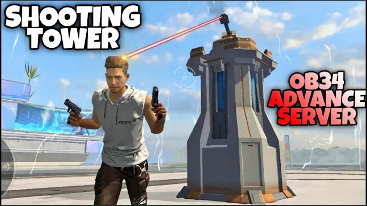Стрельба Башни   OB34 Advance Server  | Garena Free Fire🔥🔥🔥