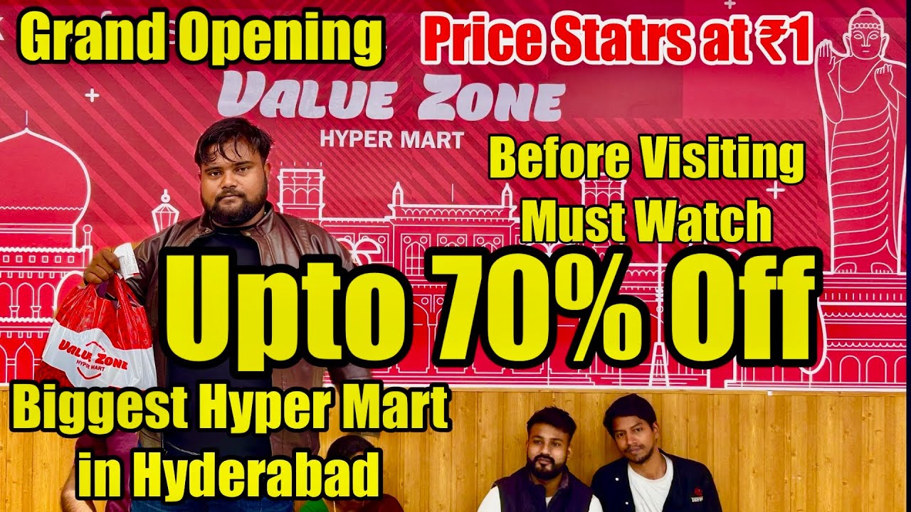 Value Zone Hyper Mart HYD ||New Shopping Mall ||Grand Opening |Upto 70% off ||Patancheru #suraj18694