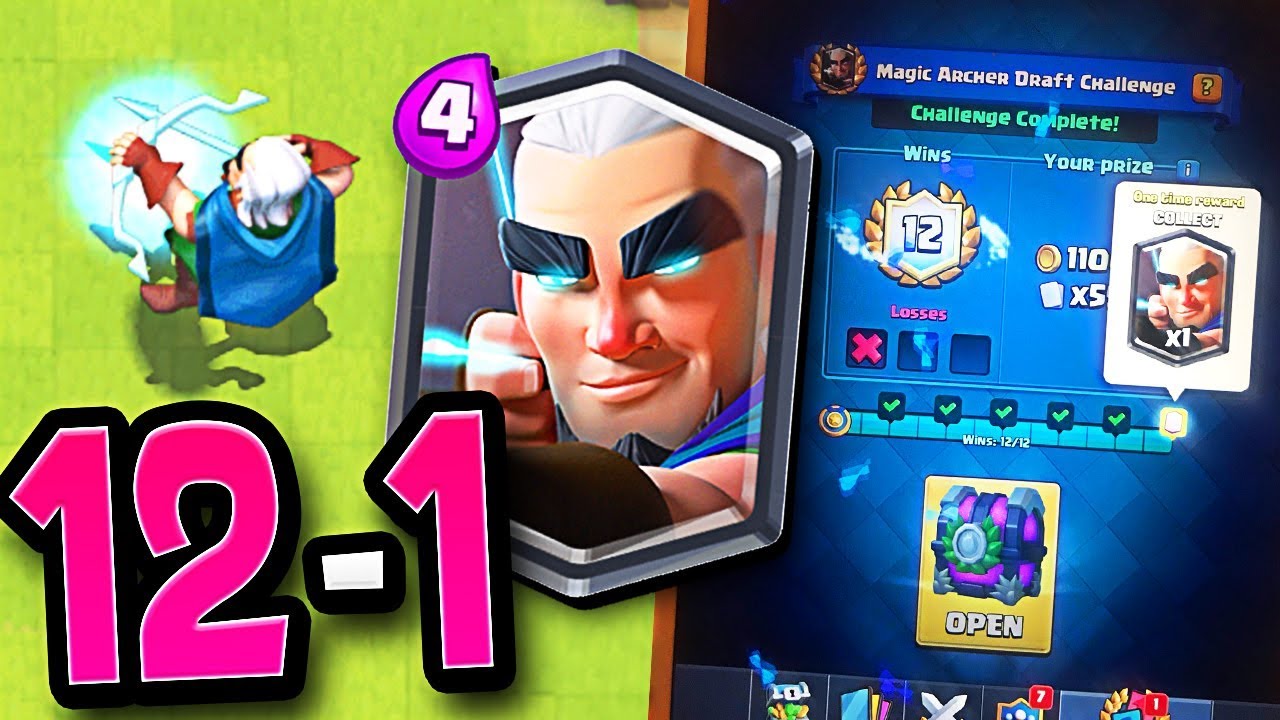 WIN THE MAGIC ARCHER! Clash Royale Magic Archer Challenge