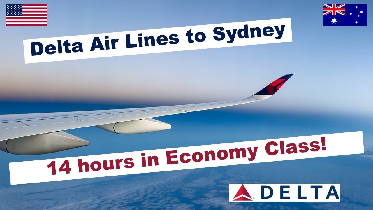 |TRIP REPORT| Delta Airlines from Los Angeles LAX to  Sydney  SYD,  Economy Class,  Airbus 350