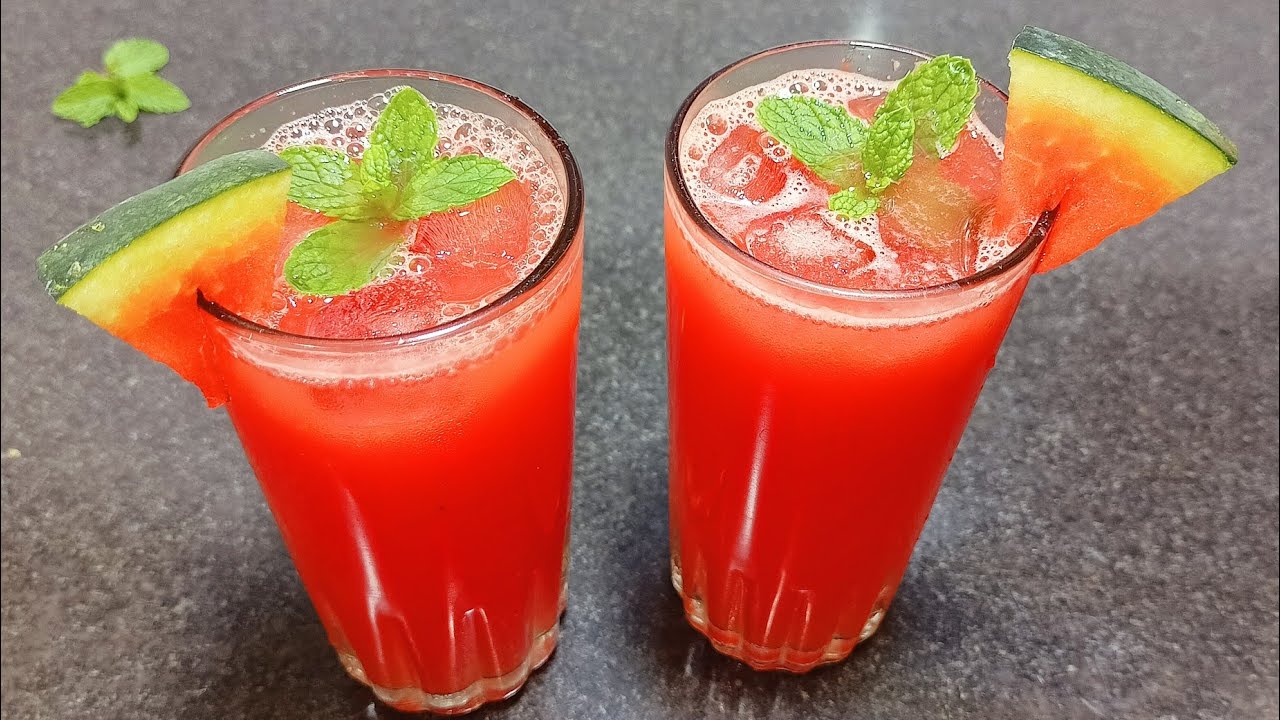 Refreshing Homemade watermelon juice | तरबूज का शरबत | watermelon juice recipe