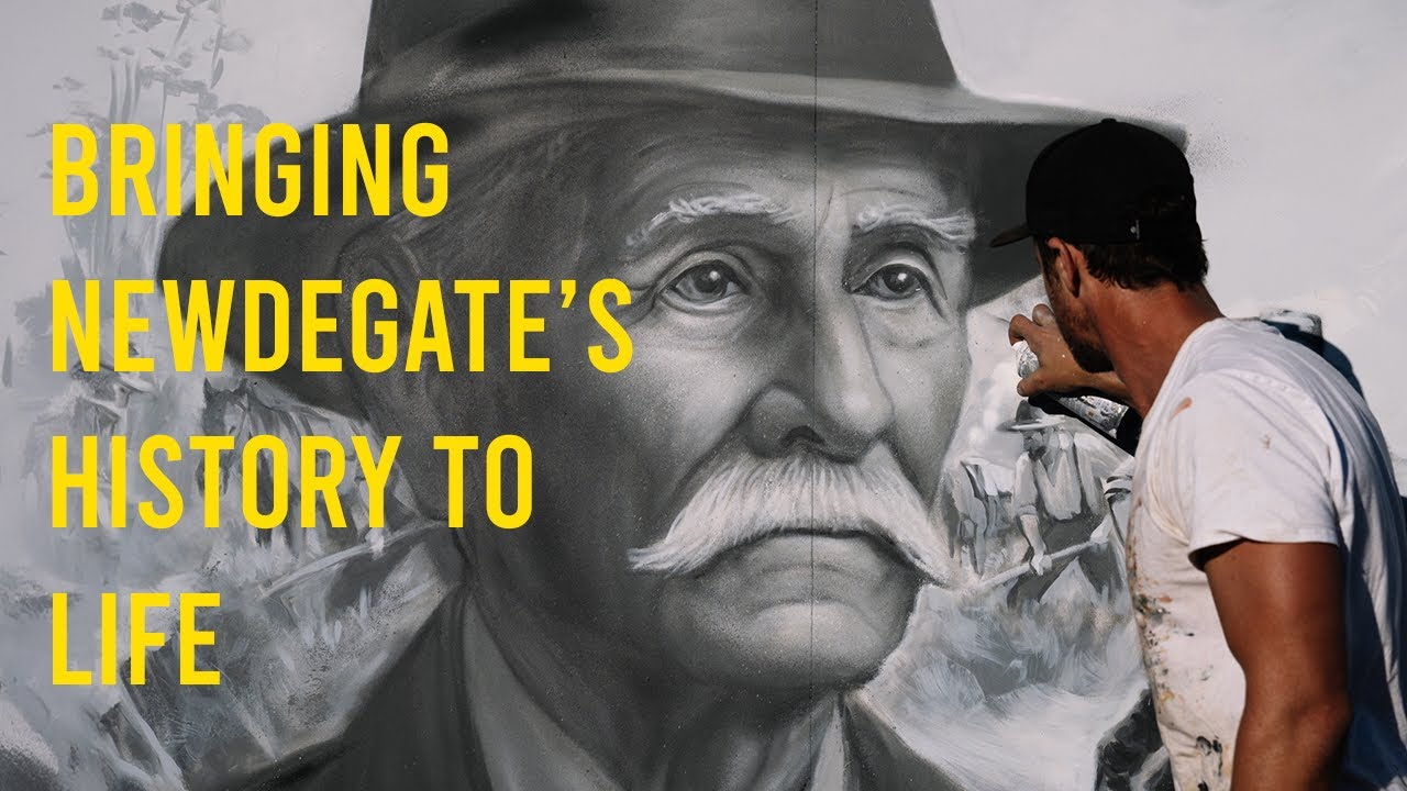 Keeping Our History Alive | Newdegate Field Days - Live Mural by Shakey