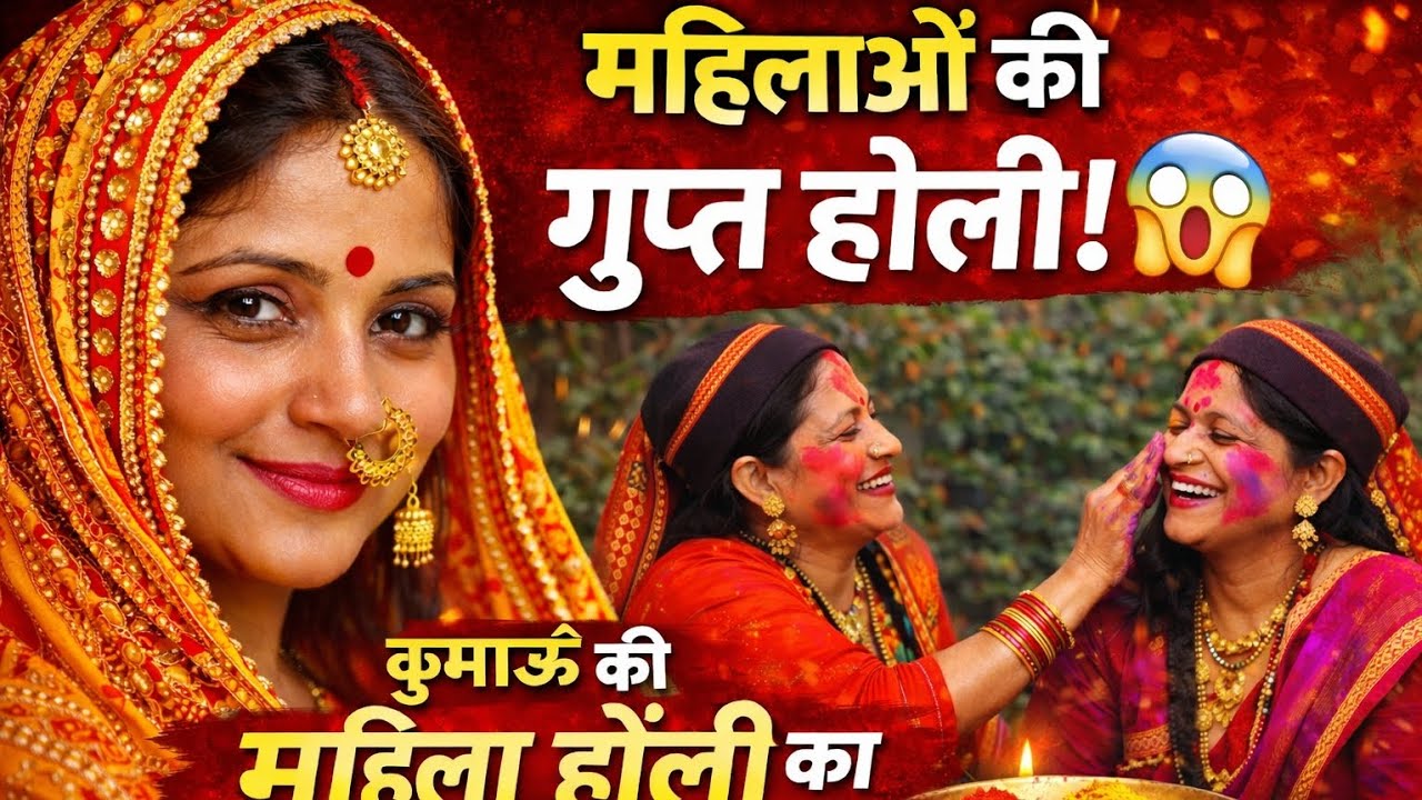 महिलाओं की गुप्त होली!कुमाऊं की महिला होली का रहस्य!