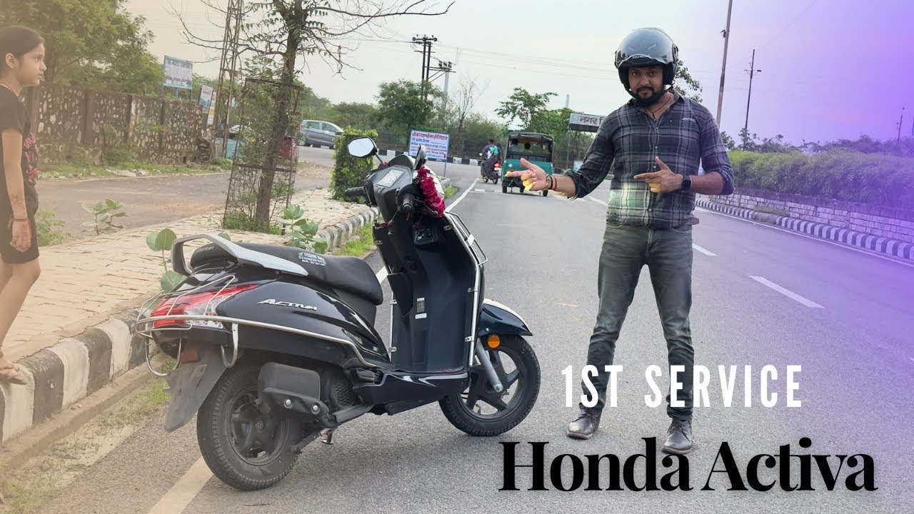 Honda Activa 1st Service 😳😳😌🙏