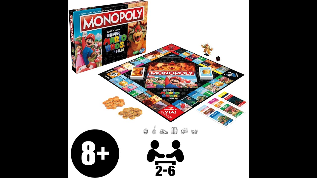 Monopoly Super Mario Bros: un viaggio nostalgico… ma troppo lungo per i piccoli giocatori