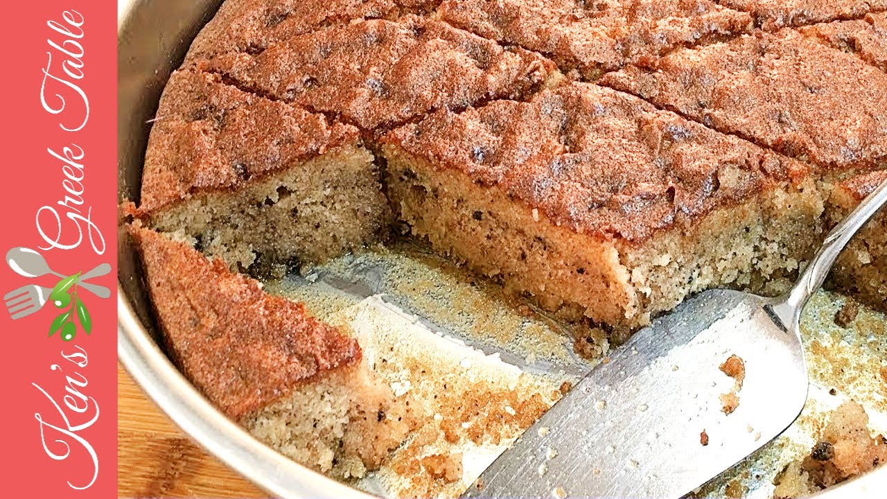 How To Make Karidopita | Greek Walnut Cake With Syrup