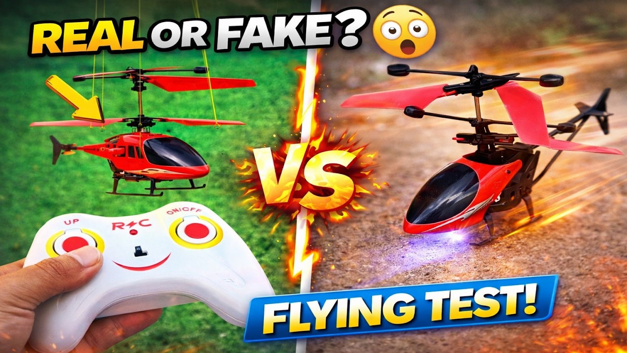 Day - 14 | Mini RC 🚁 Helicopter Unboxing And Test Remote Control Toy 😎😜 @HARSHATOYSSHOW