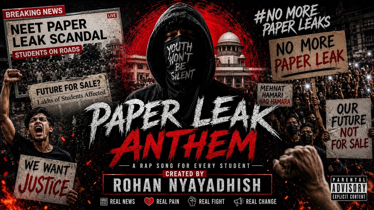 PAPER LEAK ANTHEM | NEET Scam Rap Song 2026 | Rohan Nyayadhish