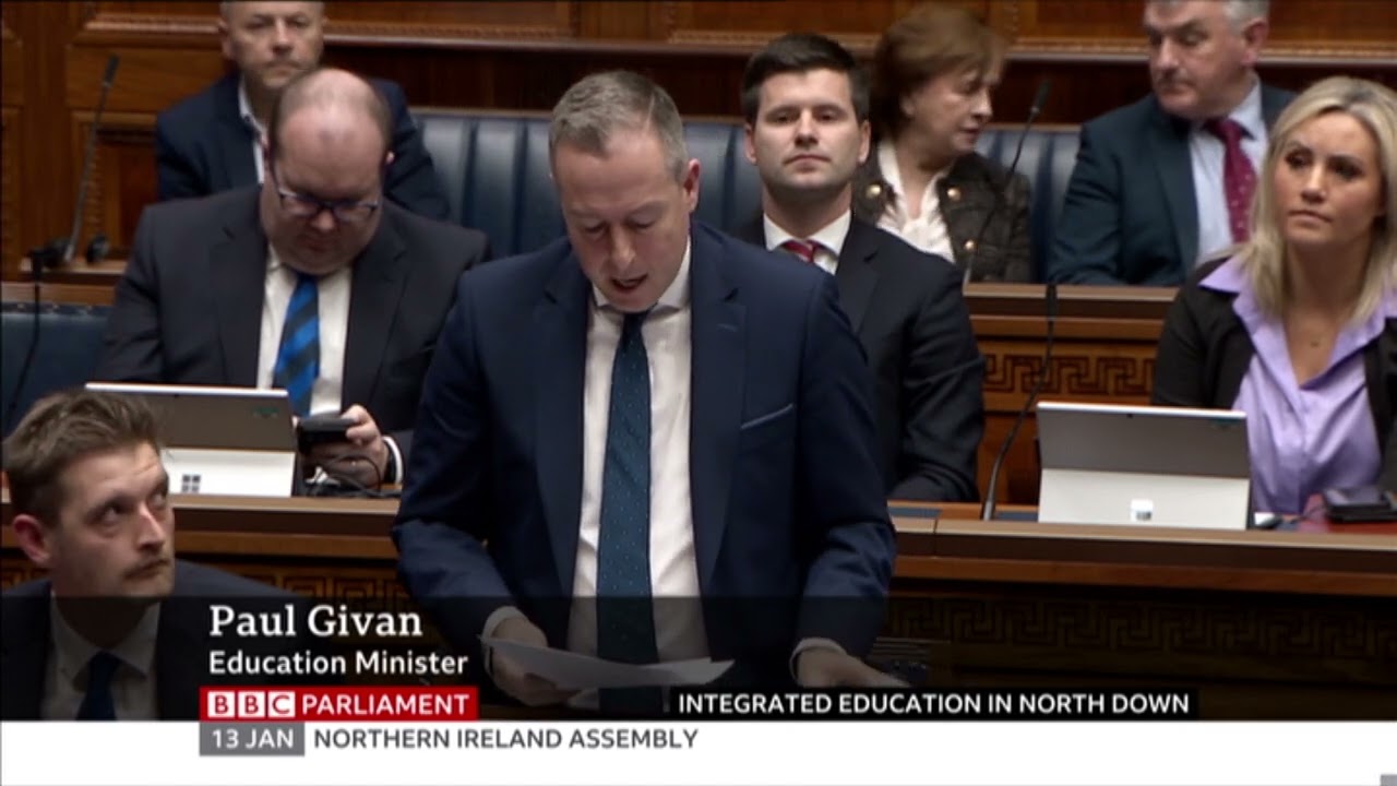 Northern Ireland Assembly - Integrated Schools Urgent Question | North Down Education Debate