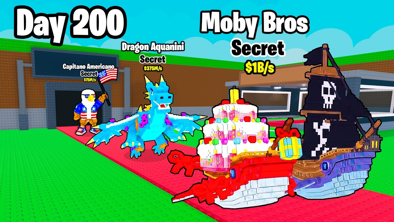 I Spent 200 DAYS IN STEAL A BRAINROT!