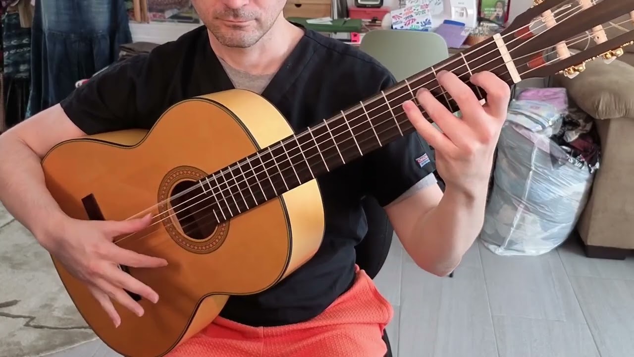 Yamaha CG172SF Nylon String Flamenco Guitar --- SOUND TEST - 1