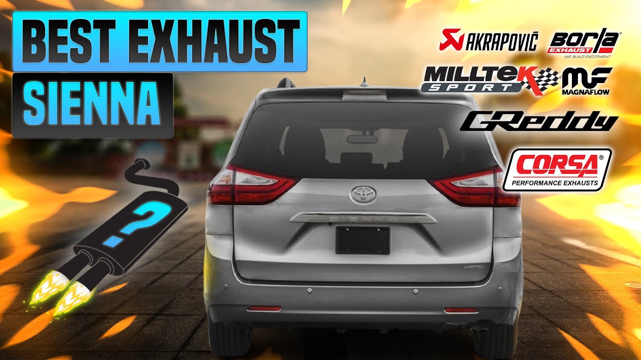 Toyota Sienna Exhaust Sound🔥Borla,Cherry Bomb,Megan Racing,Compilation,Upgrade