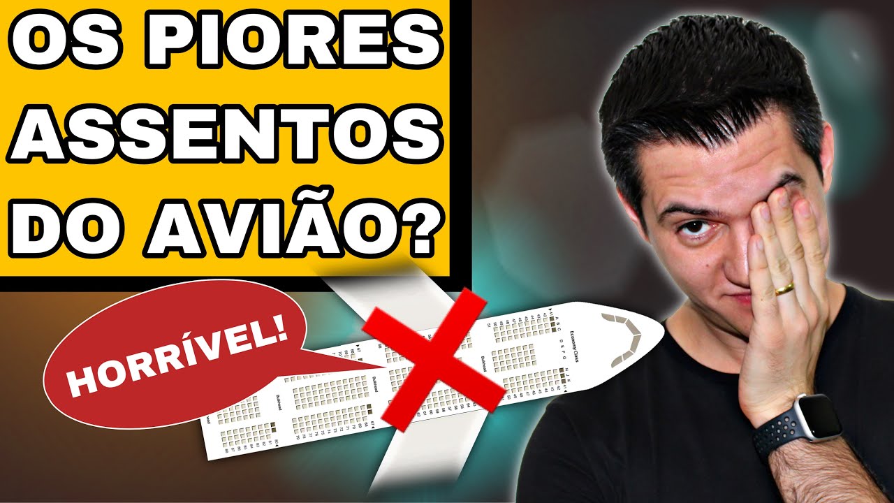 Quais os Melhores e os Piores Assentos do Avi&atilde;o? Tales Toledo