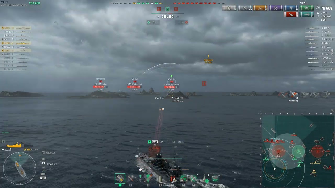 Zao torps 2 DDs out of the game but it's still a complete slaughter for our team