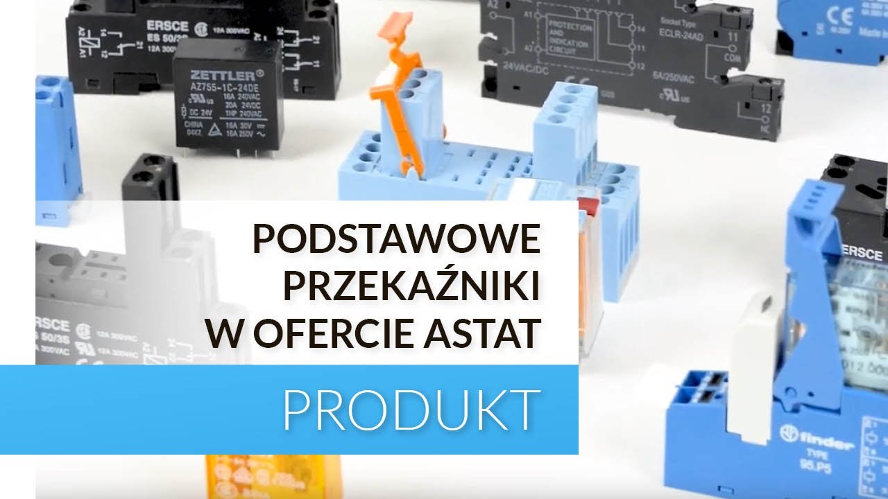 Podstawowe przekaźniki w ofercie ASTAT