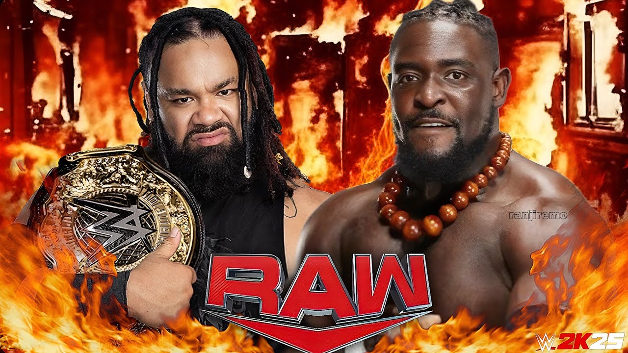 Oba Femi vs Jacob Fatu Wwe Raw Netflix 25 Feb 2026 Wwe2k25 Simulation - FULL MATCH