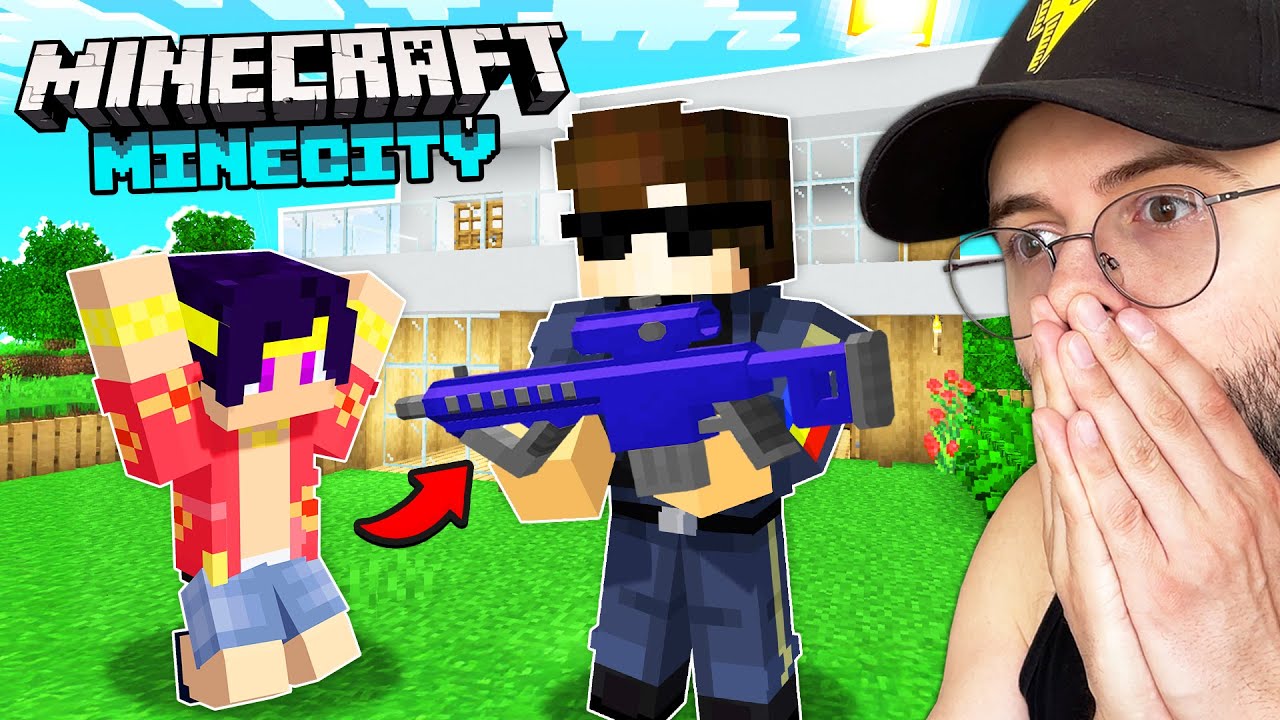 Am fost arestat de POLITIE pentru ARME ILEGALE pe Minecity...