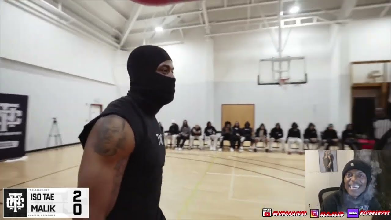 Iso Tae vs Malik (Ski mask dude) 1v1 reaction ...