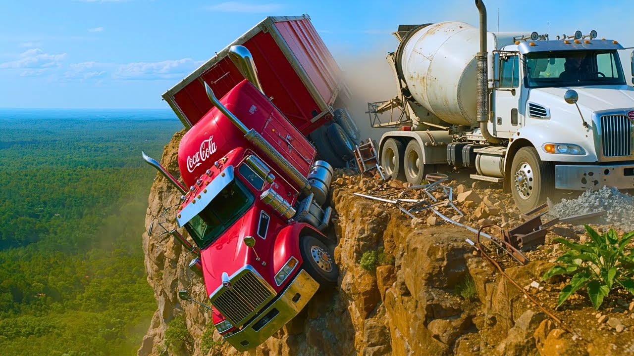 TRUCKS vs IMPOSSIBLE CLIFF ROADS | BeamNG.drive EPIC CRASHES #68
