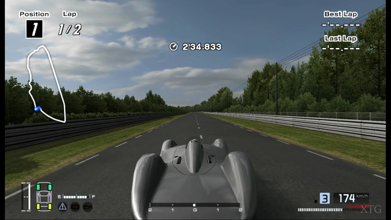 [#868] Gran Turismo 4 - Audi Auto Union V16 Type C Streamline '37 Custom Race PS2 Gameplay HD