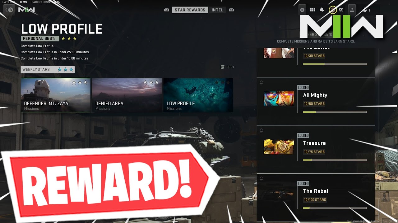 Modern Warfare 2 - All CO-OP Rewards & Blueprints! Stars & Intel Rewards!