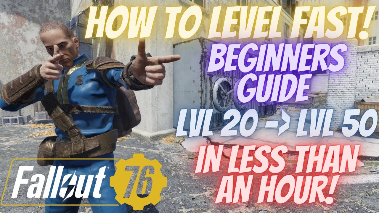 Fallout 76: Как быстро повысить уровень! | Уровень с 20 по 50 меньше чем за час!