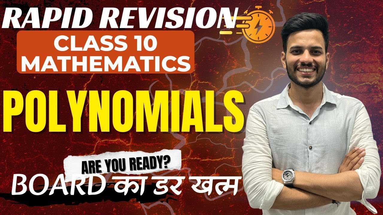 Polynomials ONE SHOT 🔥 | Class 10 Maths Chapter 2 | Complete Chapter | ByJIGAR BHATT