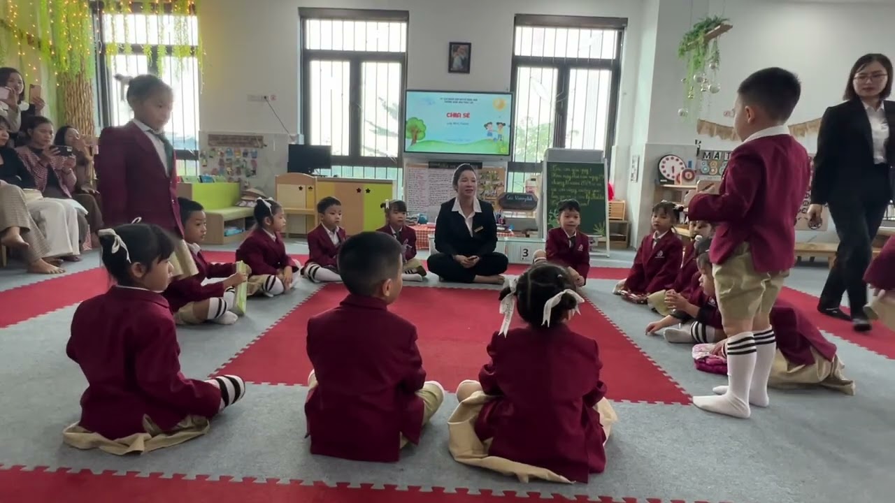 Hoạt động Trò chuyện sáng- HĐ góc  Lớp MGL - Trường MN Phúc Lộc, Đông Anh, HN