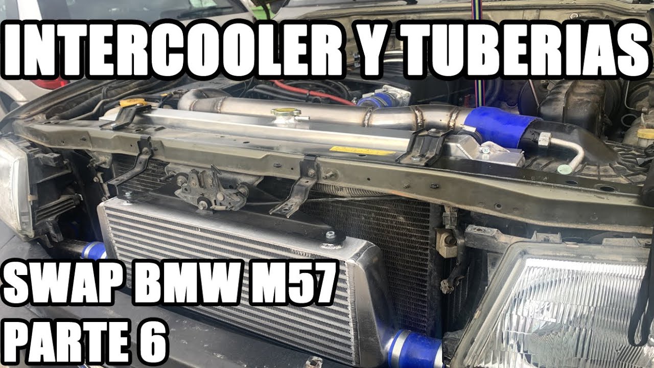 Nissan Patrol GR Y61 proyecto BMW M57 Parte 6 (instalación Intercooler y tuberías artesanales)