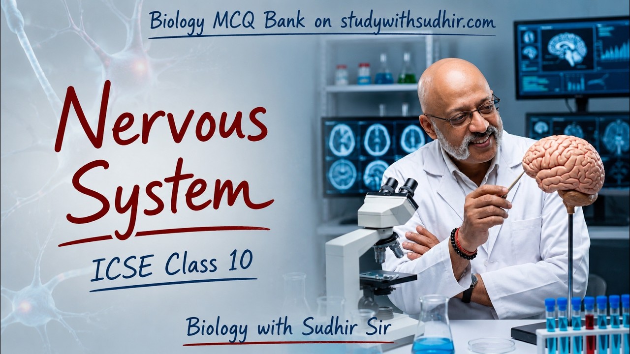 Нервная система - повышение процента SWS | Биология, 10 класс ICSE #biologywithsudhirsir