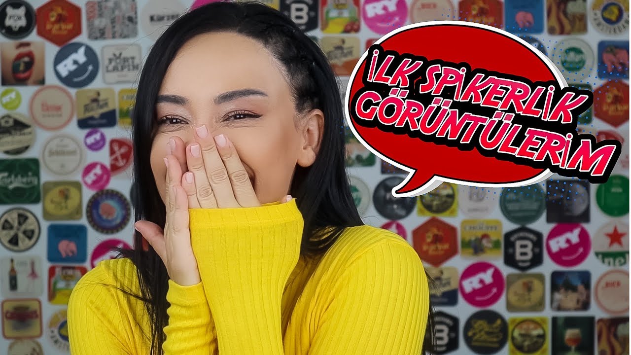 İLK SPİKERLİK GÖRÜNTÜLERİM! 😀