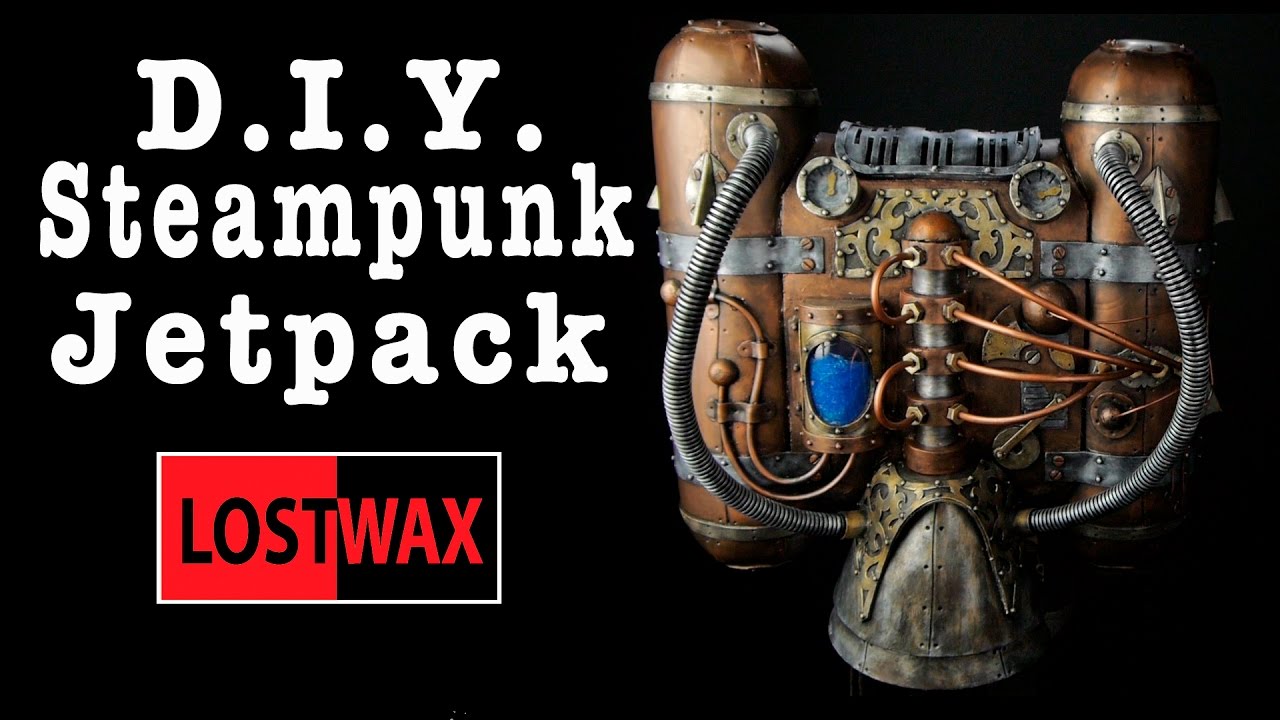 How To Make A Steampunk Jetpack. DIY From Foam!
