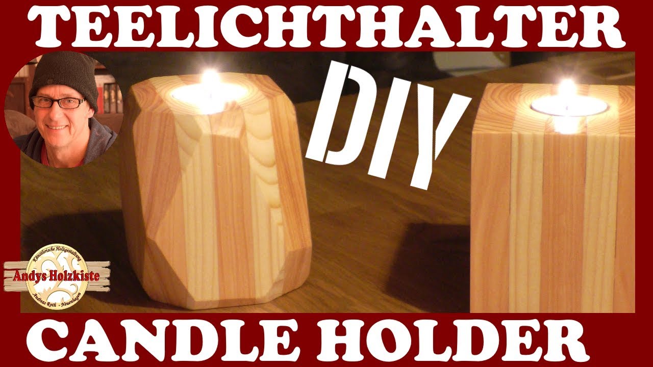 Geschenkidee Teelichthalter selber machen | Candle Holder | DIY