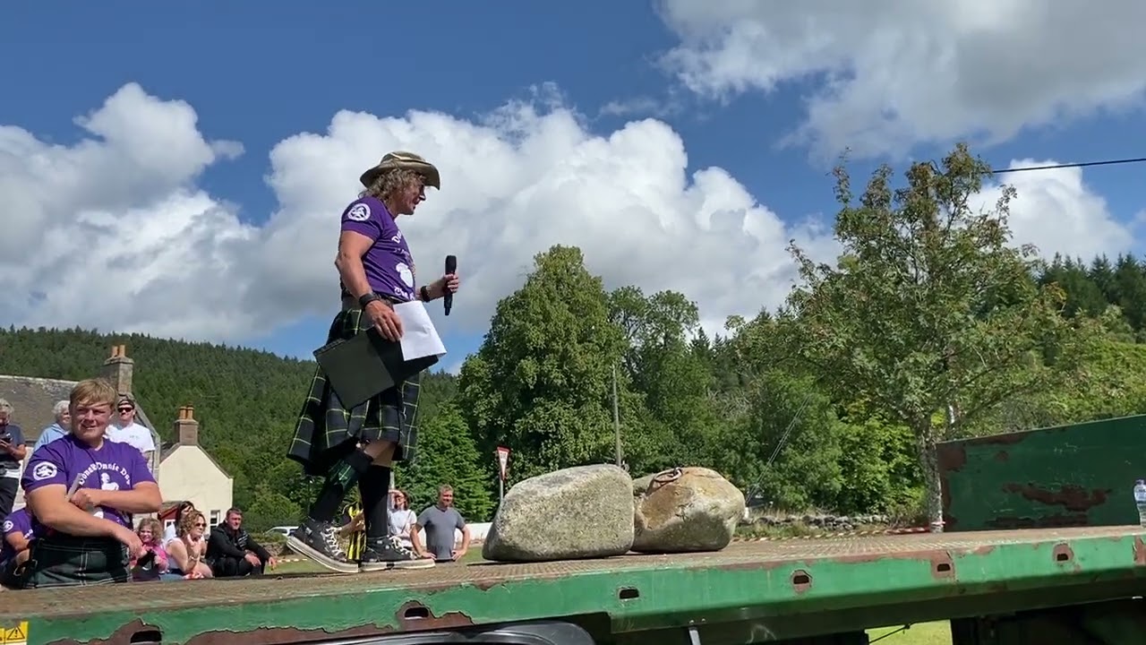 The Donald Dinnie Day Gathering 2025 Dinnie Stones Session 1 video 1