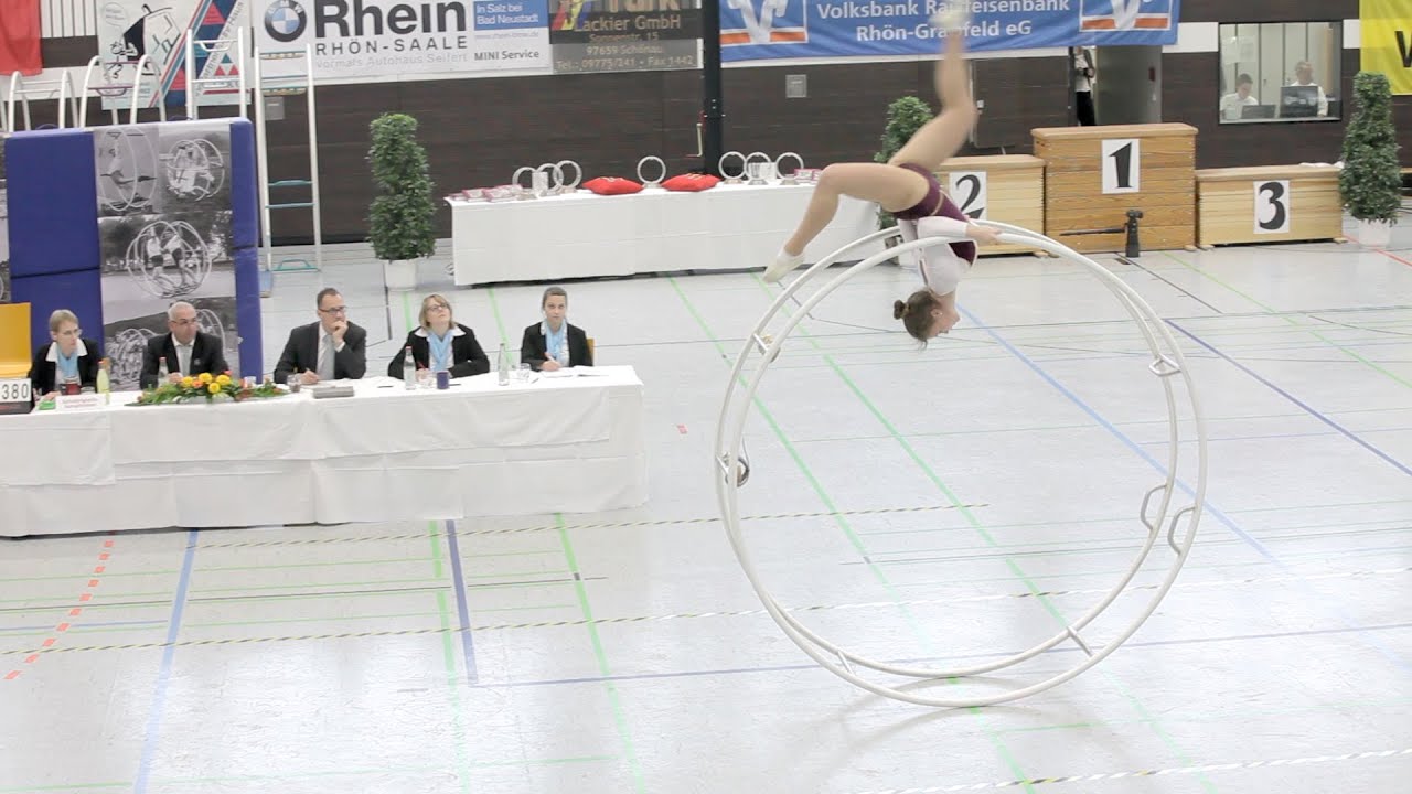Deutsche Meisterschaften in Rhönradturnen 2015 Mehrkampf Katharina Albert