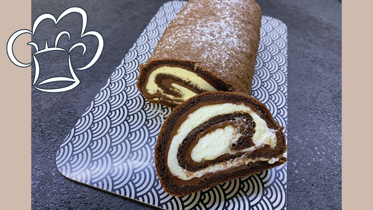 ROTOLO AL CIOCCOLATO E PANNA - In cucina con Salvo