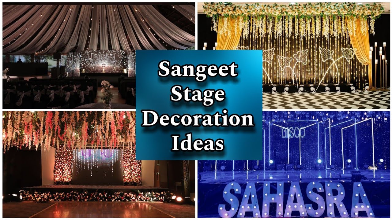 30+best sangeet stage decoration ideas|sangeet backdrop ideas|sangeet setup|sangeet stage decoration