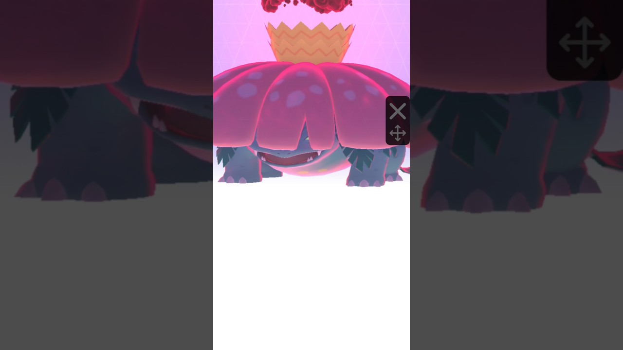 Gigantamax venusaur raid completed🥵 #gigantamax #dynamax #pokemon #pokemongo #pokemoncards #venusaur