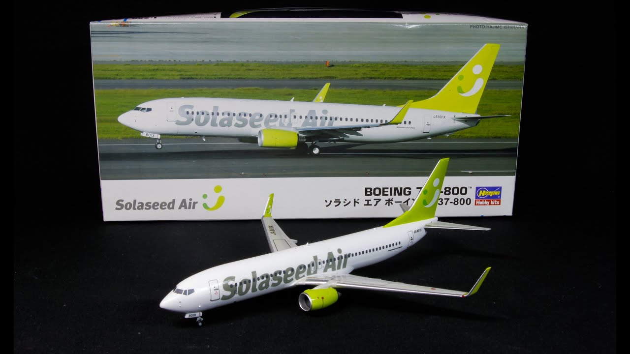 Сборка модели Боинг 737-800 в масштабе 1/200.