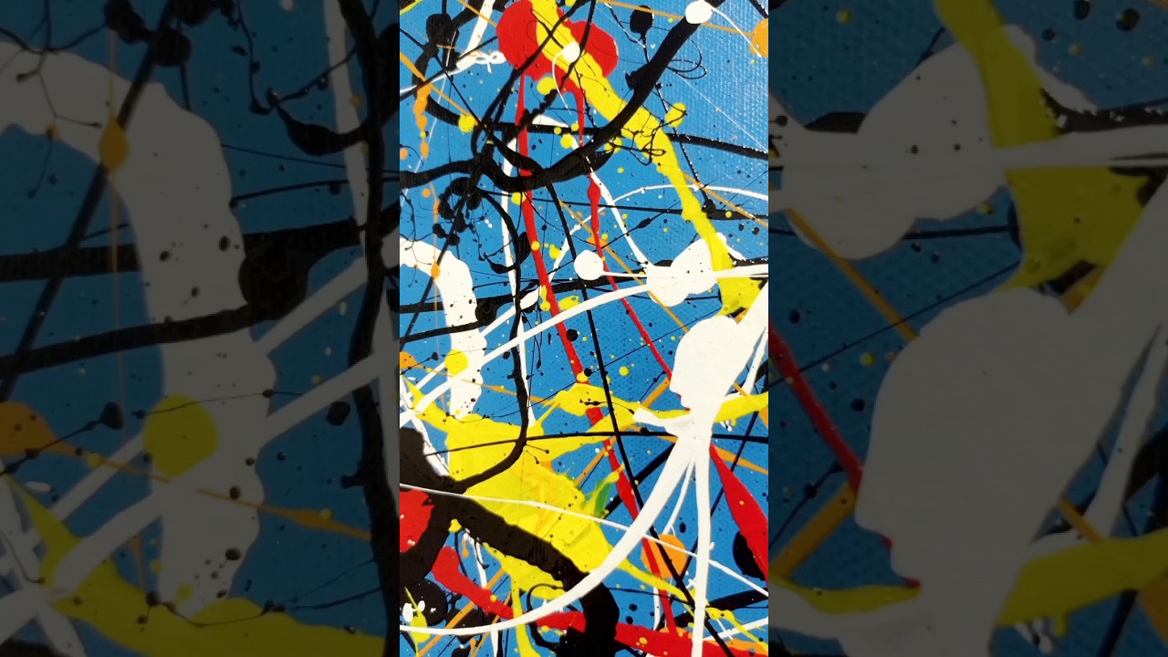 DRIPPING || Abstract painting || Jackson Pollock