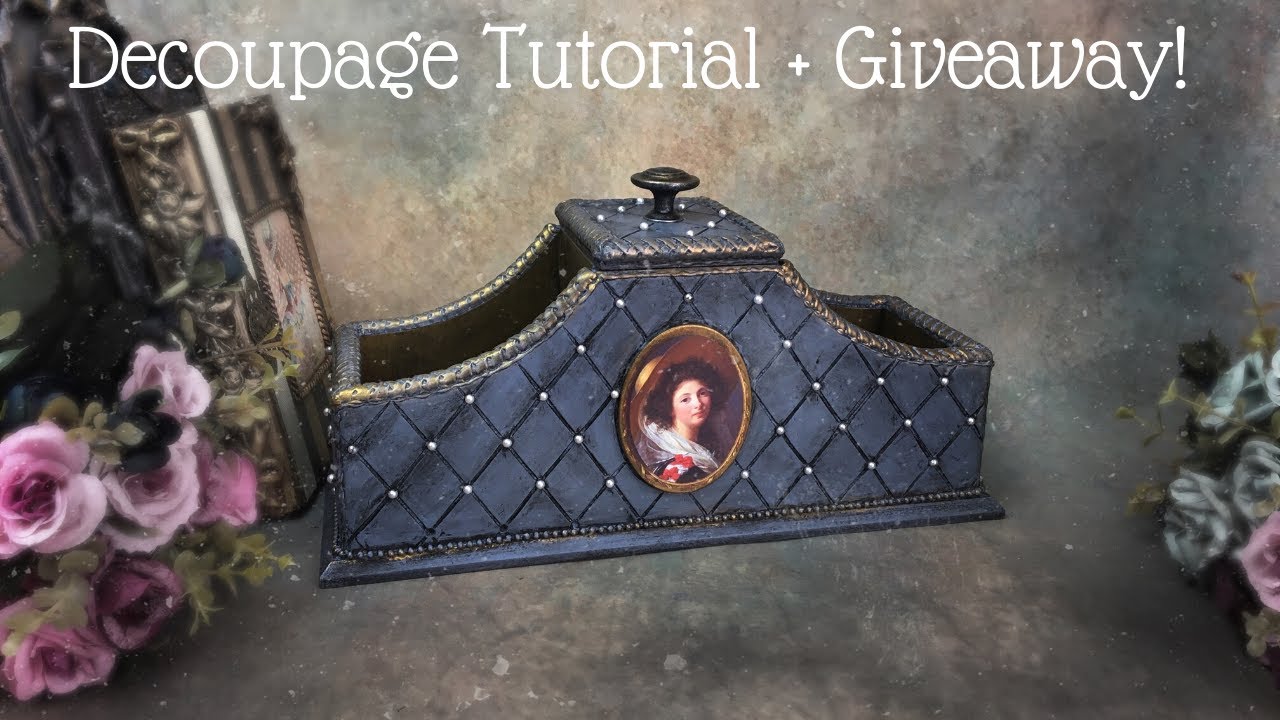 DECOUPAGE + AIR DRY CLAY ORGANISER & GIVEAWAY [CLOSED] ANNOUNCEMENT!