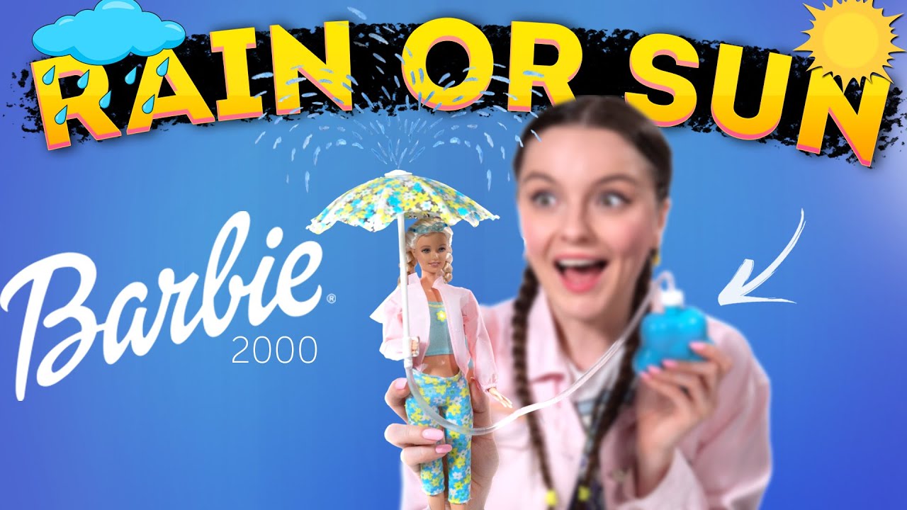 Из куклы ИДЕТ ДОЖДЬ😱 Barbie RAIN or SUN 2000 года: обзор и распаковка