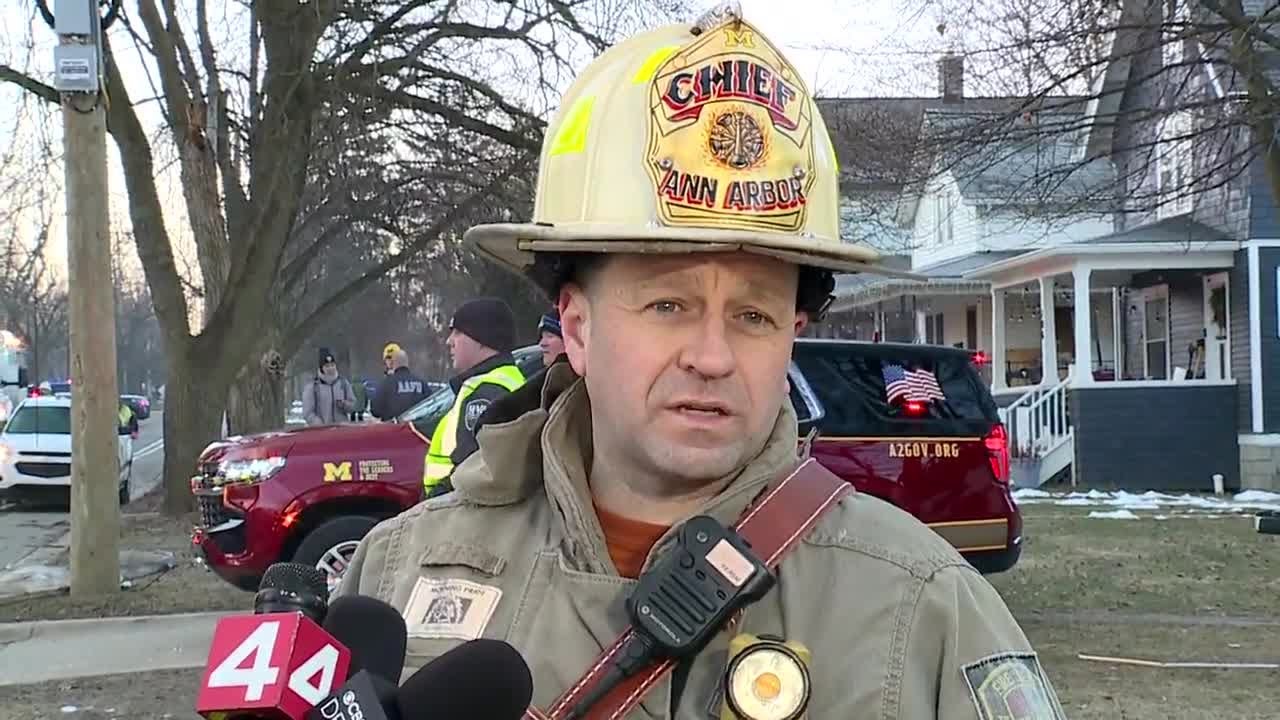 Ann Arbor fire chief provides update following morning house fire