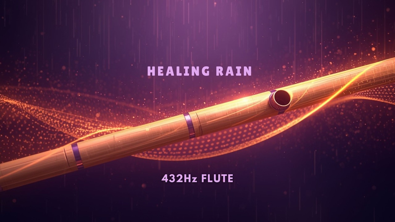 Soft Healing Flute 432Hz + Rain Sounds 🌧️ Calm Your Mind & Let Go